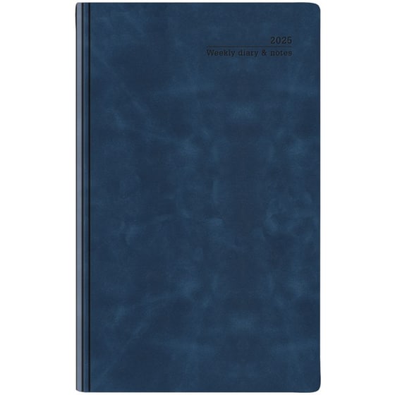 Ημερολόγιο Εβδομαδιαίο Θεοφύλακτος 2025 12M Ivory New York Μπλε 13x21 cm image 0