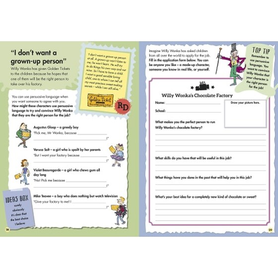 Roald Dahl's Creative Writing with Charlie and the Chocolate Factory: How to Write Tremendous Characters image 1
