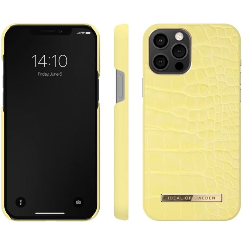 IDEAL OF SWEDEN Θήκη Apple iPhone 12 Pro Max - Ideal Of Sweden Atelier Case - Lemon Croco