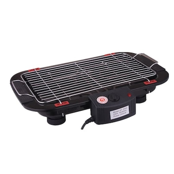 Επιτραπέζια Ηλεκτρική Ψησταριά BORMANN BBQ1050 2000W Μαύρο image 0