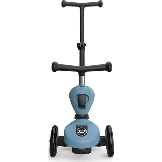 Παιδικό Πατίνι Τρίτροχο Πολυμορφικό 3 σε 1 Scoot & Ride Highwaykick 1 Push and Go με Λαβή Γονέα - Steel image 7