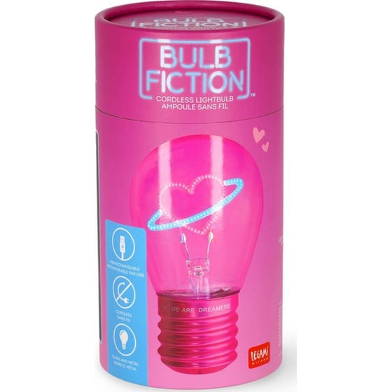 Διακοσμητικό Επιτραπέζιο Φωτιστικό Legami Bulb Fiction Λάμπα - Πλανήτης Καρδιά image 5