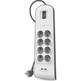 Belkin Surge Plus Πολύπριζο Προστασίας 8 Θέσεων Bsv804ca2m