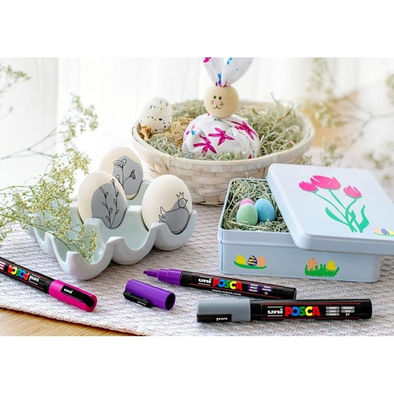 Μαρκαδόροι Ζωγραφικής Posca 1Mr Basic Colours 0.7 mm (8 Τεμάχια) image 5