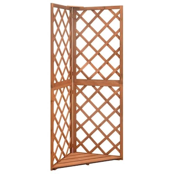 Vidaxl Καφασωτό Γωνιακό 50 X 50 X 145 Εκ. Μασίφ Ξύλο Ελάτης image 1