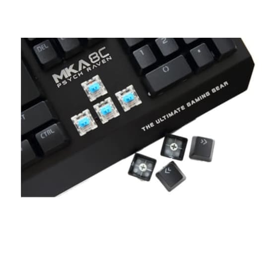 Armaggeddon Psych Raven Backlit Mechanical Keyboard - Πληκτρολόγιο Gaming Μαύρο image 1