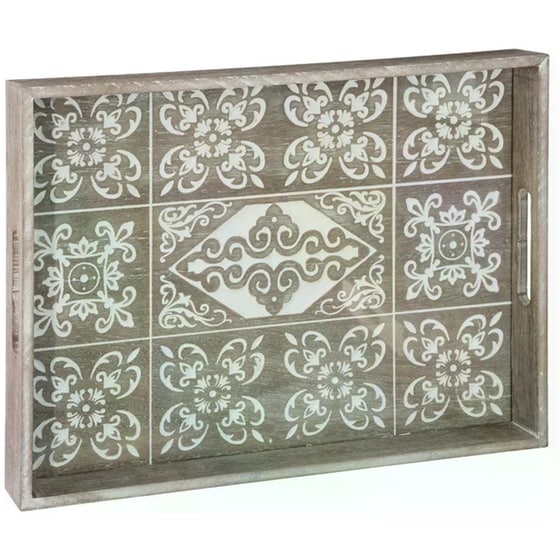 Πλατώ Σερβιρίσματος Spitishop από MDF 40x30x4.5cm - Πολύχρωμο image 0