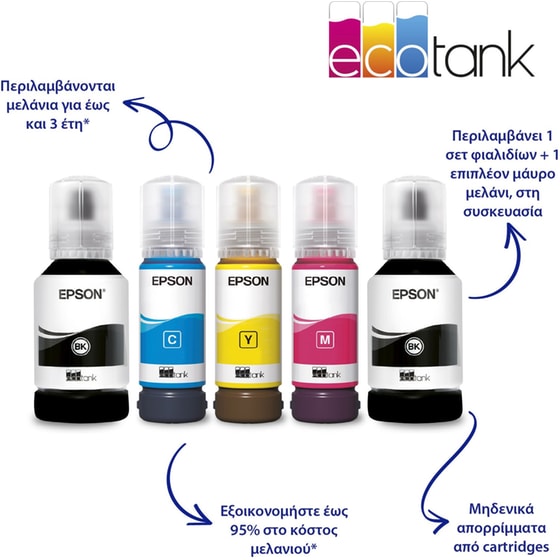 Epson EcoTank  L4266  Έγχρωμος Εκτυπωτής Inkjet Α4 (C11CJ63414) image 2