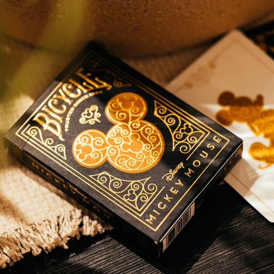 Τράπουλα Bicycle - Disney Mickey Mouse Black & Gold image 3