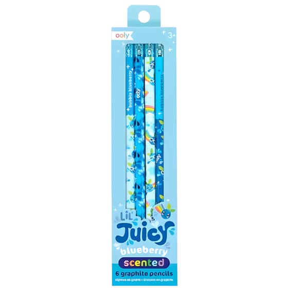 Μολύβια Ooly με Άρωμα Blueberry HB Μπλε (6 τεμάχια) image 0