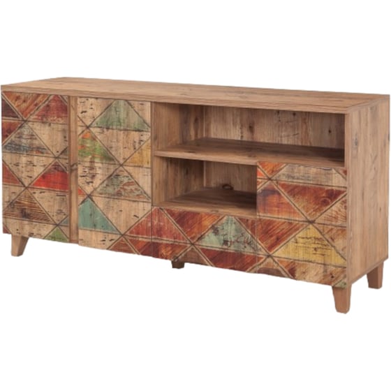 Έπιπλο Τηλεόρασης 24Mall Mare Atlantic Pine από Μοριοσανίδα 160x45x65 cm - Πολύχρωμο image 0