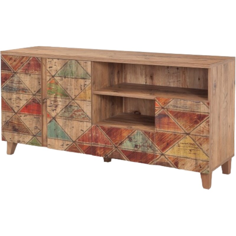 Έπιπλο Τηλεόρασης 24Mall Mare Atlantic Pine από Μοριοσανίδα 160x45x65 cm - Πολύχρωμο 24MALL