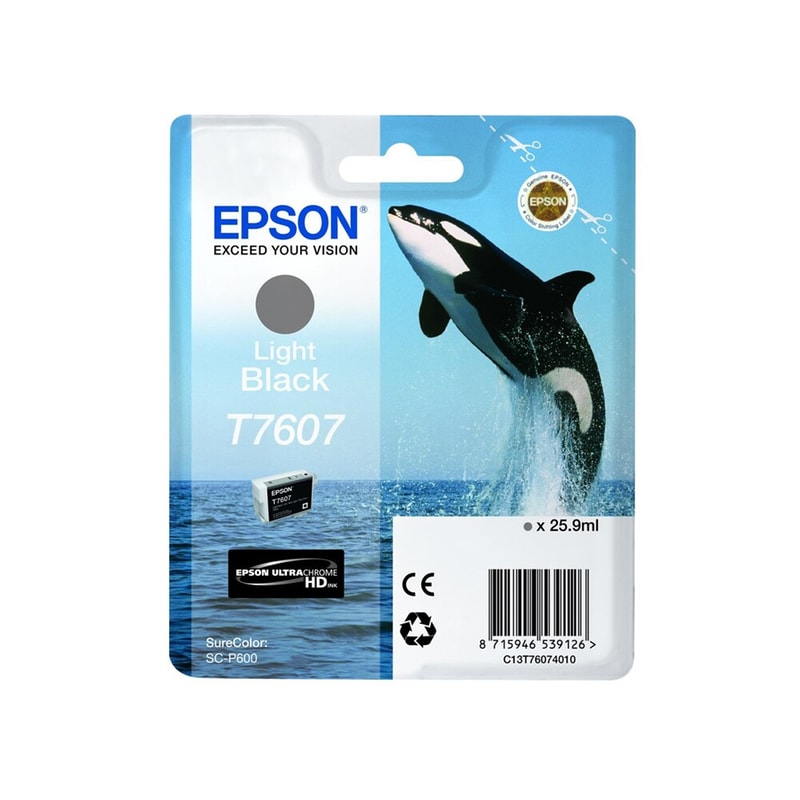 Epson T760740 Μαύρο Μελάνι Εκτυπωτή C13T76074010 EPSON