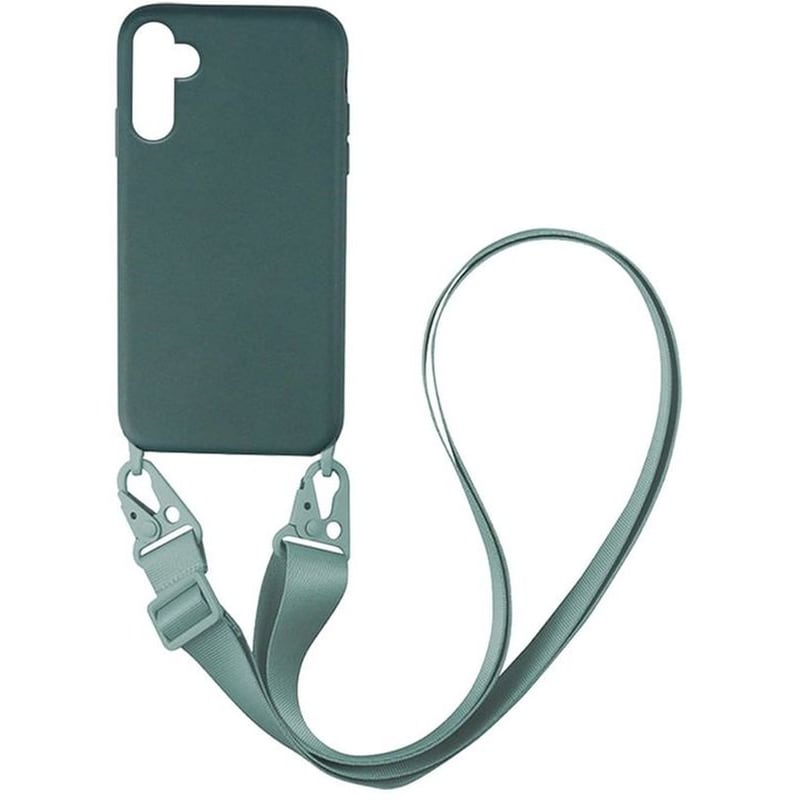 SONIQUE Θήκη Samsung Galaxy A13 5G - Sonique Carryhang Liquid Silicone Strap - Πράσινο