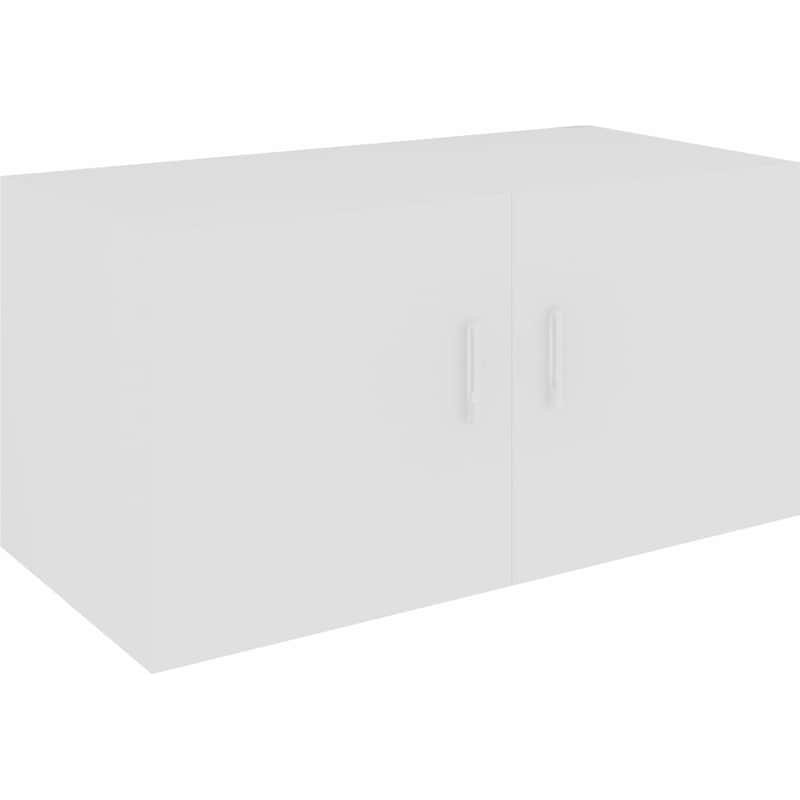 VIDAXL Ντουλάπι Γραφείου VidaXL Επιτοίχιο από Μοριοσανίδα 80x39x40 cm - Λευκό