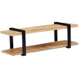 Έπιπλο Τηλεόρασης VidaXL από Ξύλο 130x40x40cm - Kαφέ/Μαύρο