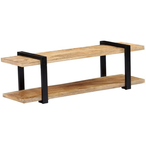 Έπιπλο Τηλεόρασης VidaXL από Ξύλο 130x40x40cm - Kαφέ/Μαύρο image 0