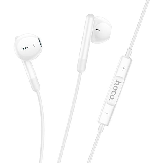 Hands Free Hoco M93 Earphones Stereo Usb-c Συμβατά Με Όλες Τις Συσκευές Usb-c Άσπρο 1.2μ image 1