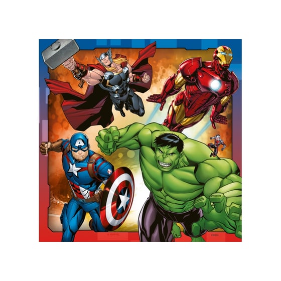Ravensburger Marvel Avengers Assemble, 3x 49pc Jigsaw Puzzles image 2