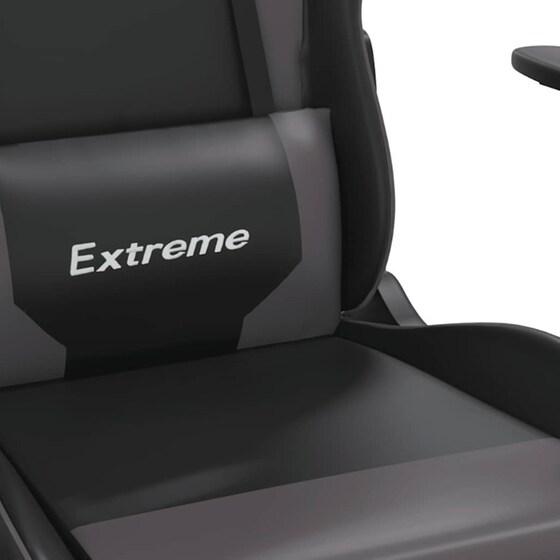 Καρέκλα Gaming VIDAXL 345449 με Ρυθμιζόμενα Μπράτσα από Τεχνητό Δέρμα - Μαύρο image 7