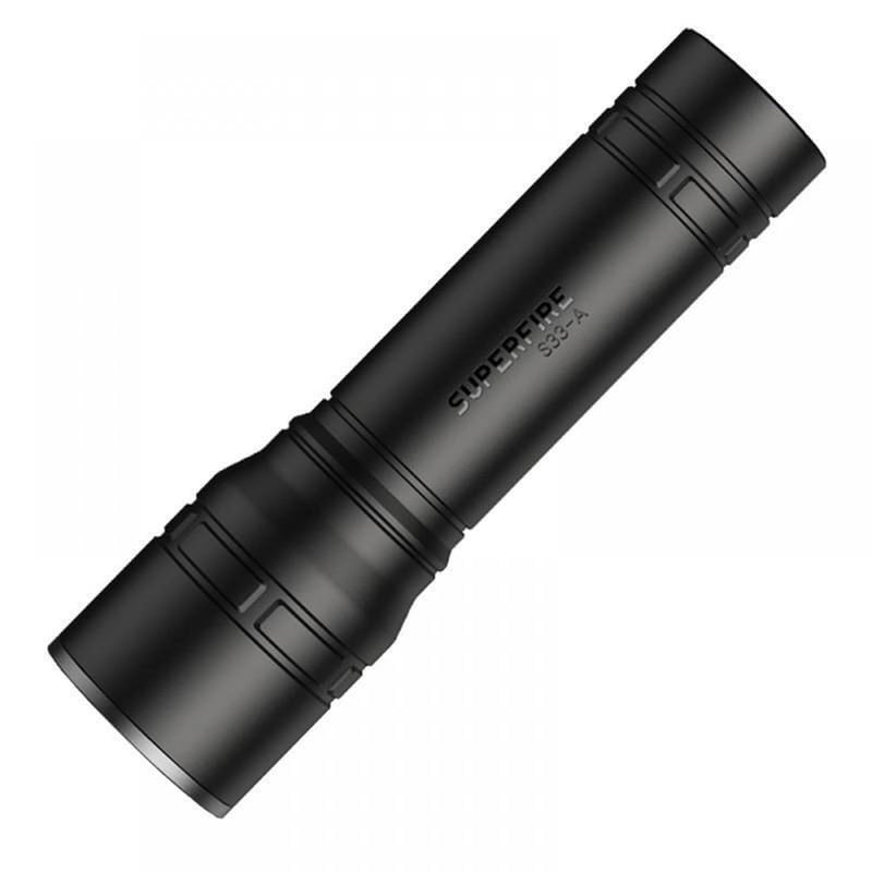 Φακός SUPERFIRE S33-A Led Αδιάβροχος 124lm - Μαύρος