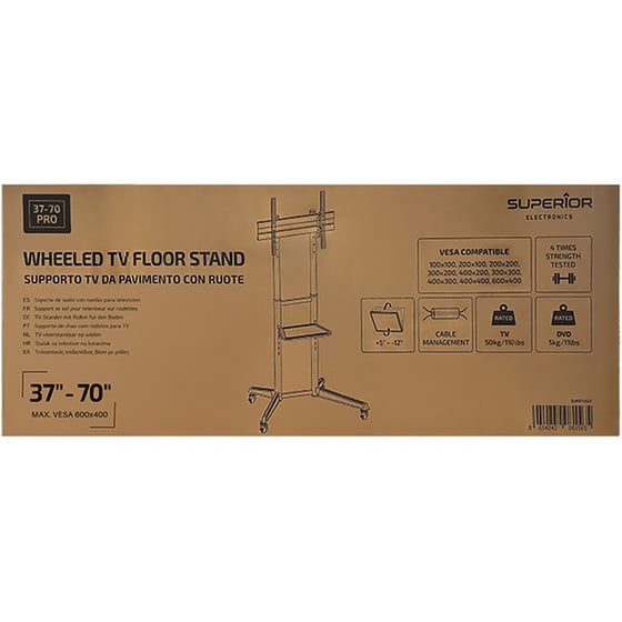 Βάση Τηλεόρασης Τοίχου Superior Electronics 188-0077 με Βραχίονα 37"-70" έως 50 kg image 2
