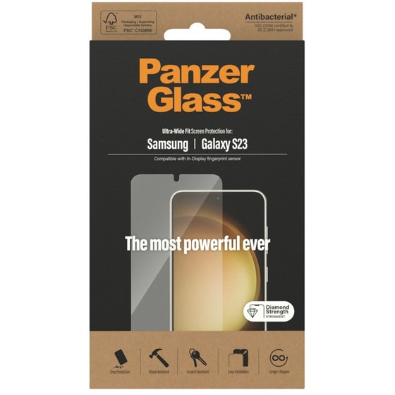 Προστατευτικό οθόνης Samsung Galaxy S23 - PanzerGlass Ultra Wide Fit image 3