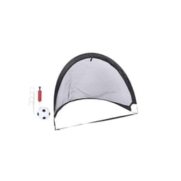 Dunlop Pop-up Σετ Δίχτυ Ποδοσφαίρου 2 Τεμαχίων Για Τέρμα, 1 Μπάλα, 120x80x80cm