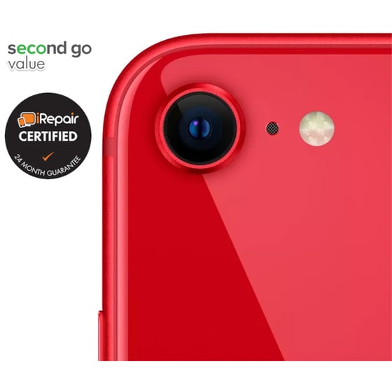 Μεταχειρισμένο Apple iPhone SE (3rd Gen) 64GB Product Red second go value Certified by iRepair image 4