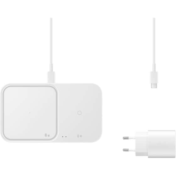 Ασύρματος Φορτιστής Samsung Duo Pad Usb-C 15W - White image 1