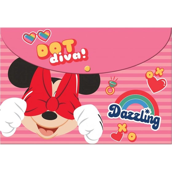 Φάκελος Gim Με Κουμπί Minnie image 0