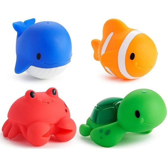 Παιχνίδια Μπάνιου Munchkin Ocean - 4 τμχ image 0