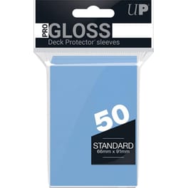 Ultra Pro Standard Gloss Sleeves Light Blue 50 Τχμ