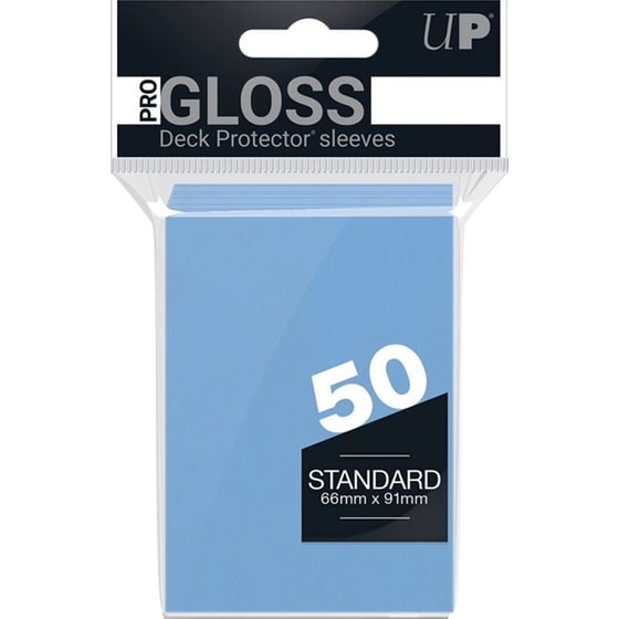 Ultra Pro Standard Gloss Sleeves Light Blue 50 Τχμ image 0