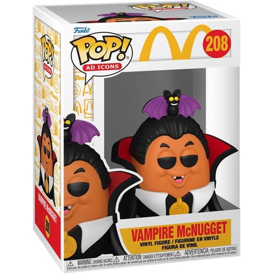 Funko Pop! Ad Icons - McDonald's - Vampire McNugget #208 image 1