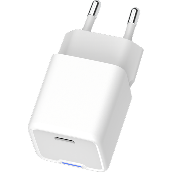 Φορτιστής Πρίζας Tune Turbo PD Type-C Wall Charger 30W (with LED light) - White image 1