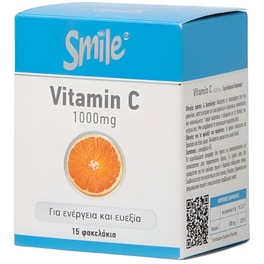 Smile Vitamin C 1000mg - 15 φακελάκια