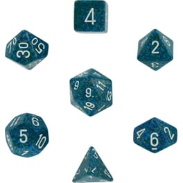 Σετ Ζάρια - 7 Dice Set Speckled Polyhedral Sea Chessex
