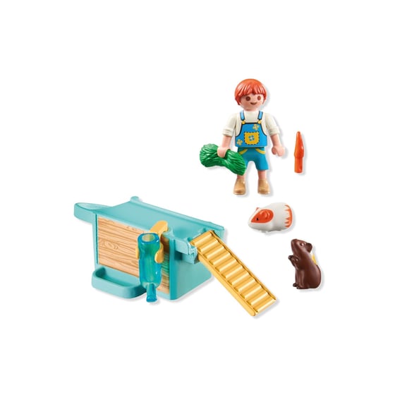 PLAYMOBIL® Ινδικά Χοιρίδια με Σπιτάκι (71746) image 3