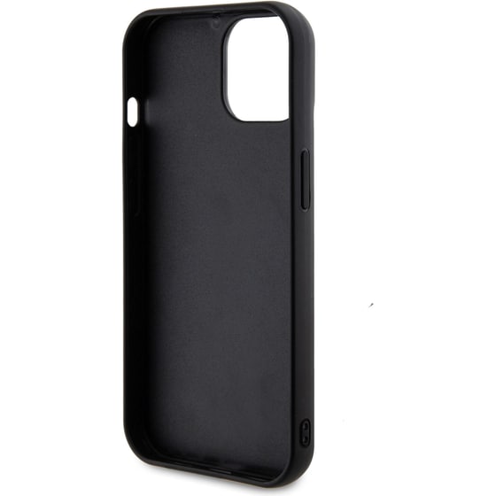 Guess  Quot;sequin Script Metal Quot; Hard Case Iphone 15 (black – Guhcp15spsfdgsk) image 1