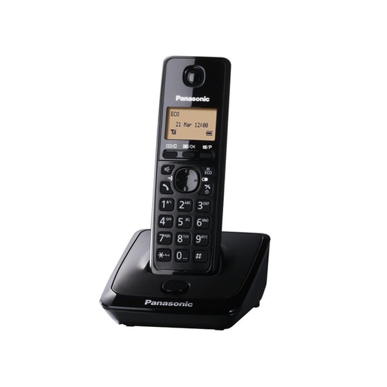 Ασύρματο Τηλέφωνο Panasonic KXTG2711GRB Μαύρο image 0