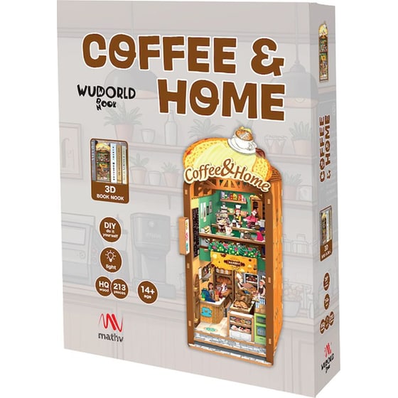 Ξύλινη Κατασκευή DIY Book Nook - Coffee & Home image 0