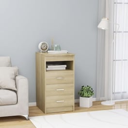 Vidaxl Συρταριέρα Sonoma Δρυς 40 X 50 X 76 Εκ. Από Μοριοσανίδα