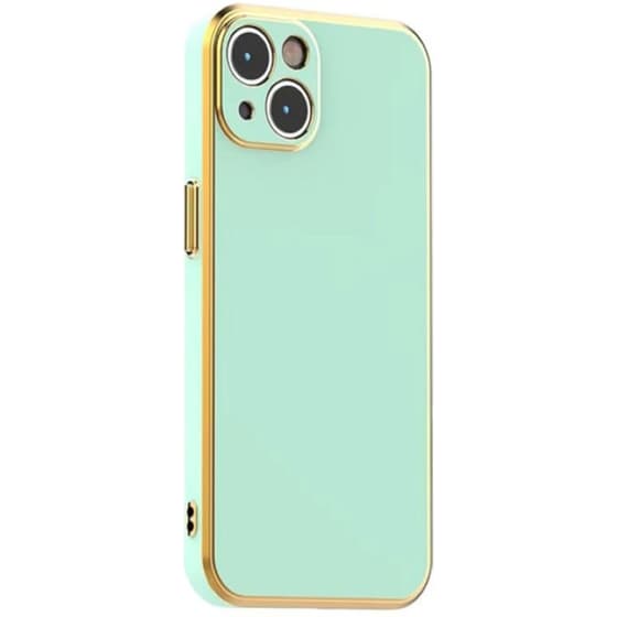 Θήκη Apple iPhone 14 Plus - Bodycell Gold Plated - Mint Green image 0
