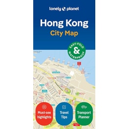Lonely Planet Hong Kong City Map