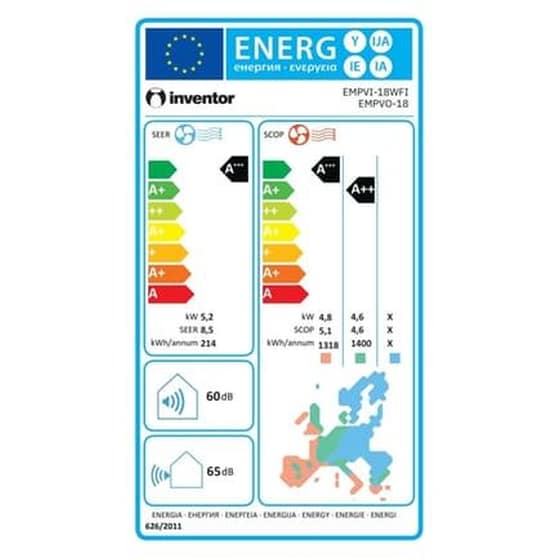 INVENTOR Emperor EMPVI-18WFI/EMPVO-18 Κλιματιστικό Inverter 18.000 BTU A+++/A+++ με Ιονιστή & WiFi image 8