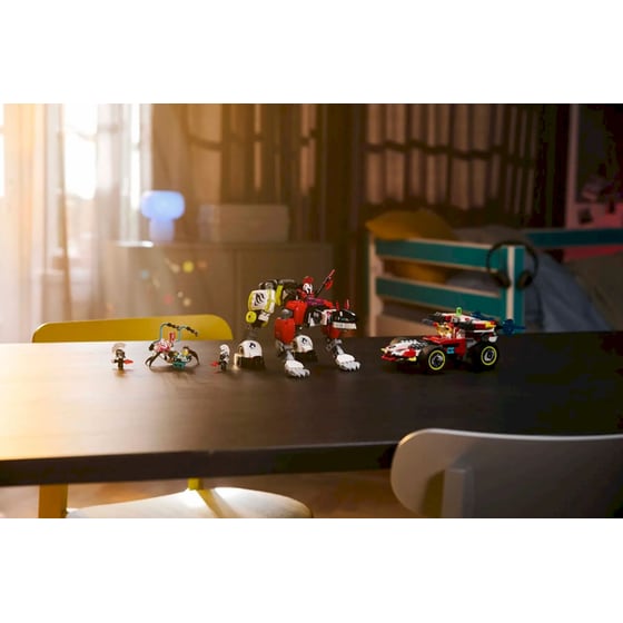 LEGO® Cooper's Tiger Mech & Zero's Hot Rod Car (71497) image 11