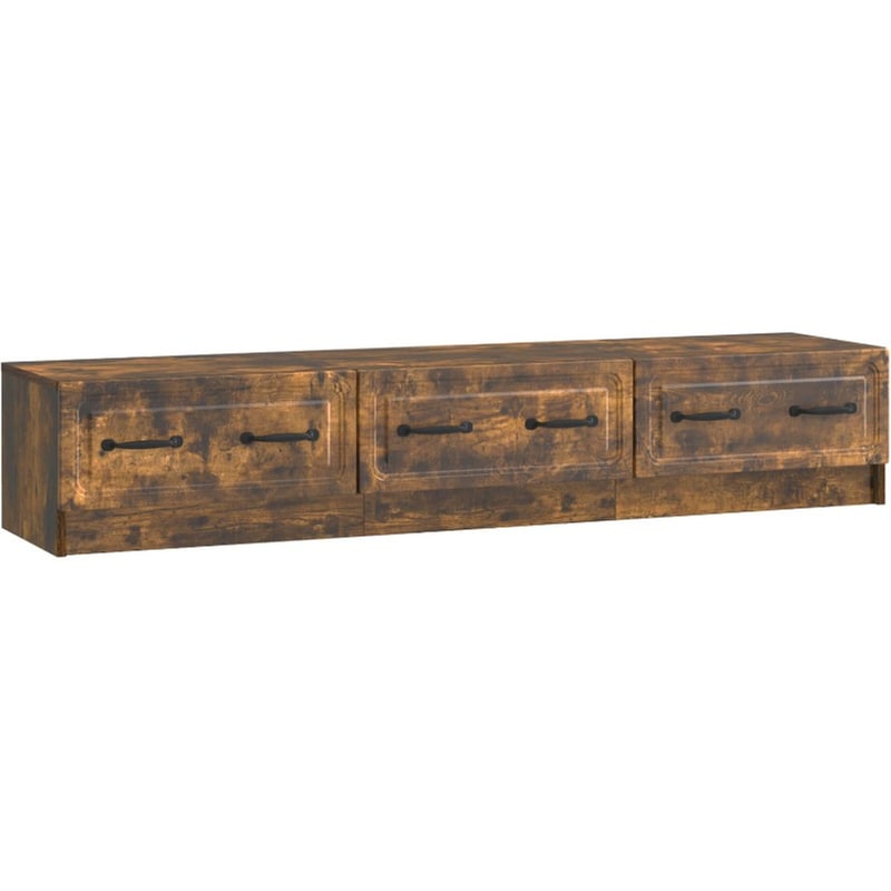 Έπιπλο Τηλεόρασης VidaXL 147x34.5x27 cm - Καπνισμένο Ξύλο Δρυός