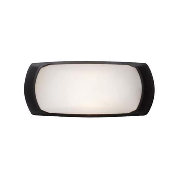 Απλίκα Εξωτερικού Χώρου Fumagalli Francy-Op IP66 E27 Ρητίνη/Plexiglass - Μαύρη image 0