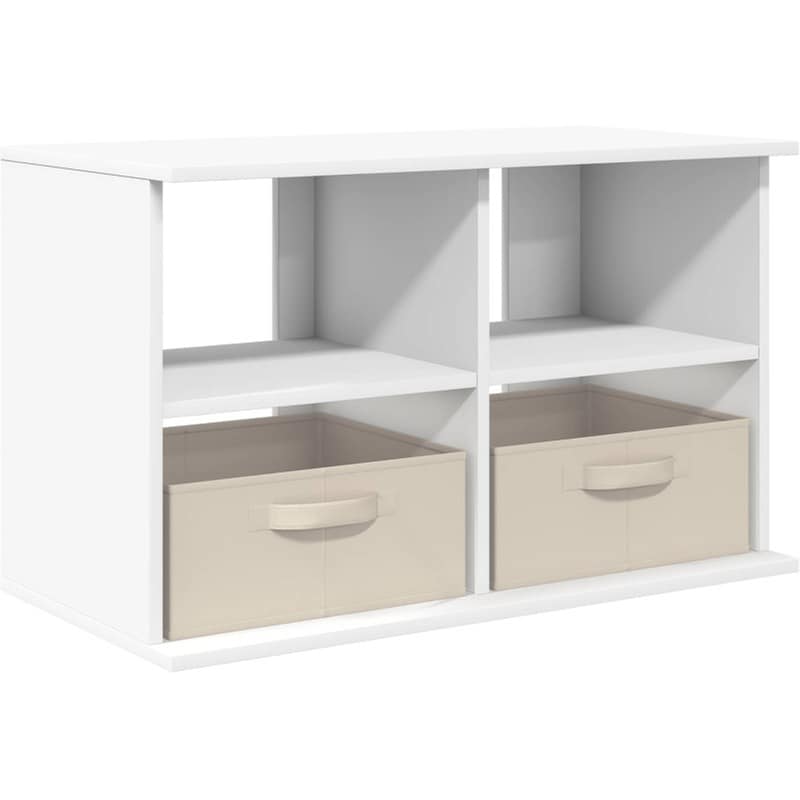 Έπιπλο Τηλεόρασης VidaXL με Συρτάρι 79 x 40 x 48 cm - Λευκό